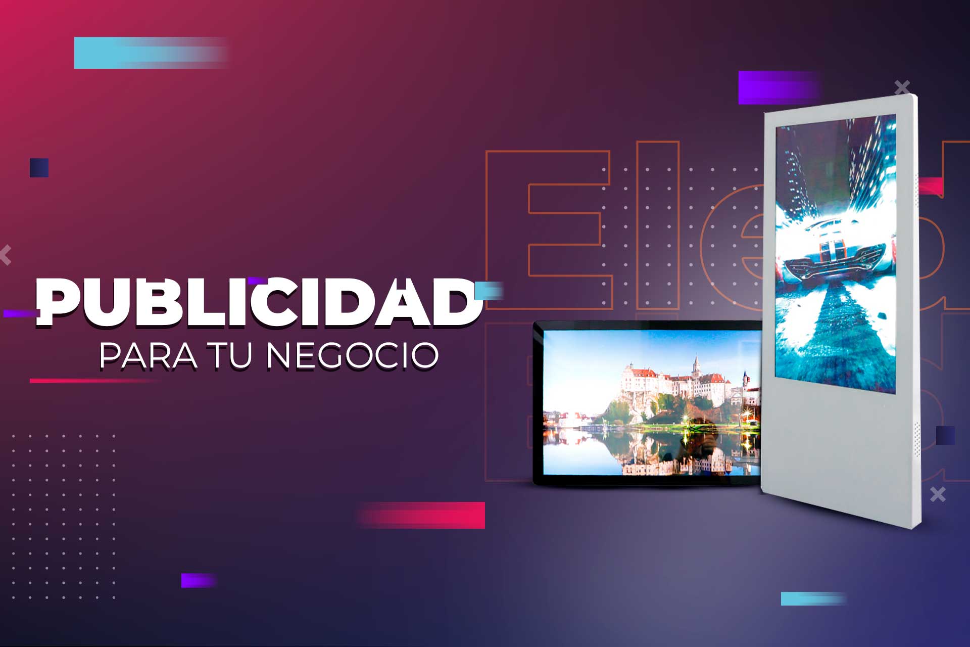 banner eled publicidad para tu negocio